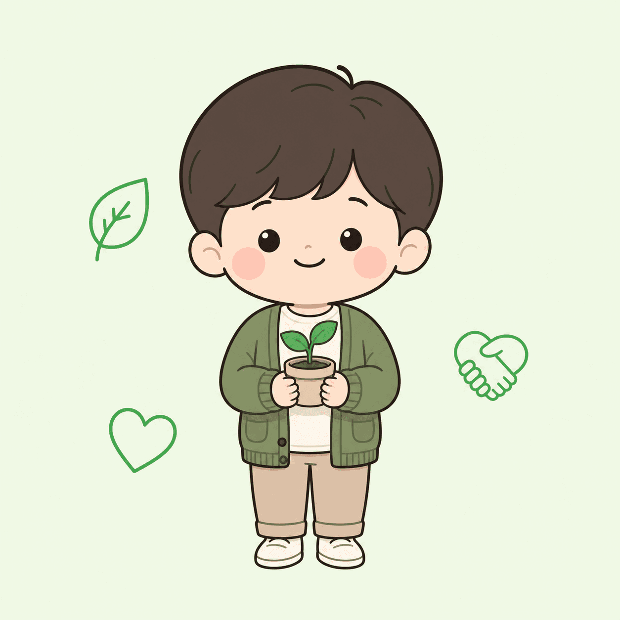 안정형 마스코트