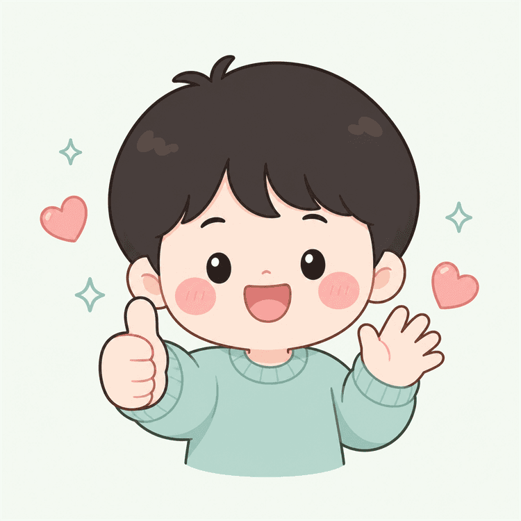 검사를 응원하는 마스코트
